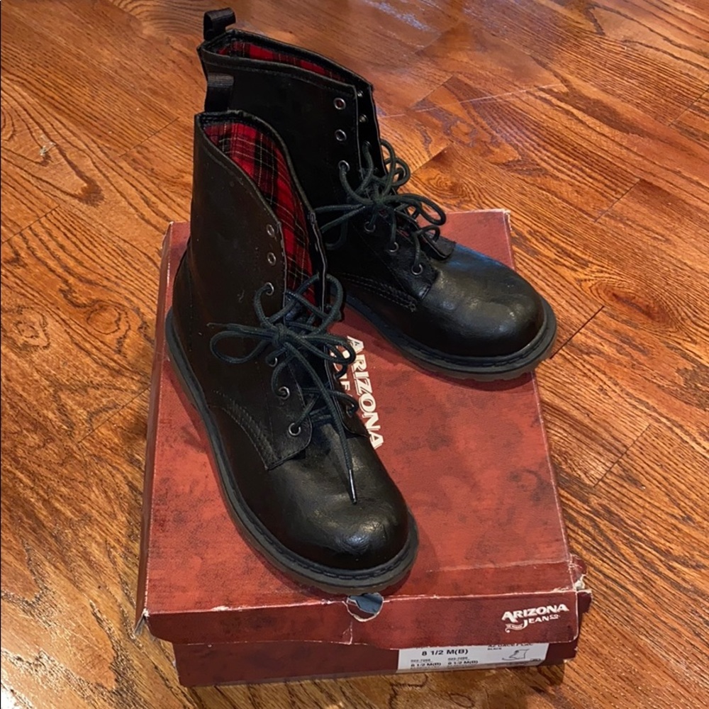 Black Women’s Lace Up Combat Boots